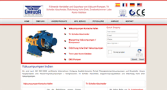 Desktop Screenshot of german.vacuumpumpsindia.com